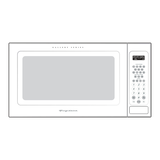 Frigidaire GLMB209DB Manuel D'utilisation Et D'entretien