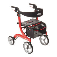 Drive Medical nitro rollator Mode D'emploi