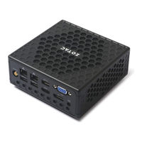 Zotac ZBOX-CI329NANO-U Guide De Démarrage Rapide