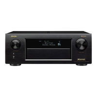 Denon AVR-X6300H Manuel De L'utilisateur