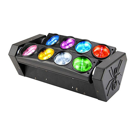 Power lighting SPIDER LED 96W RGBW MK2 Mode D'emploi