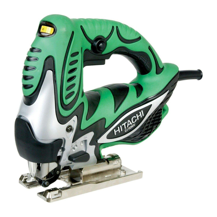 Hitachi CJ 110MV Mode D'emploi
