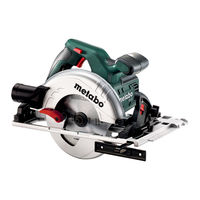 Metabo KS 55 FS Notice D'utilisation Originale