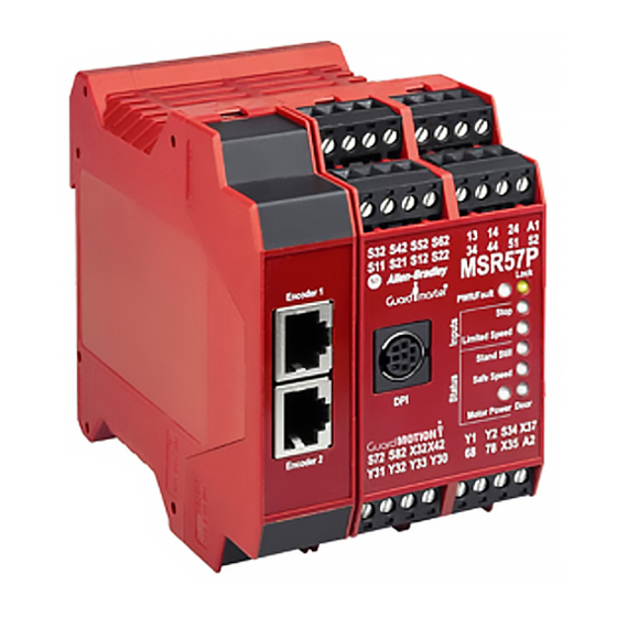 Rockwell Automation GuardMaster MSR57P Notice D'installation