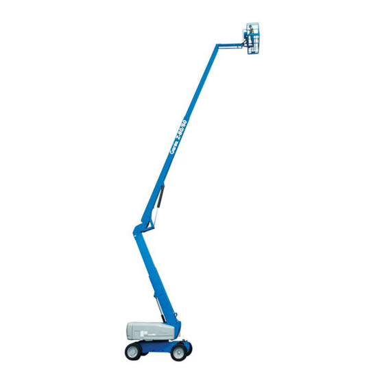 Terex Genie Z-80 Manuel De L'opérateur