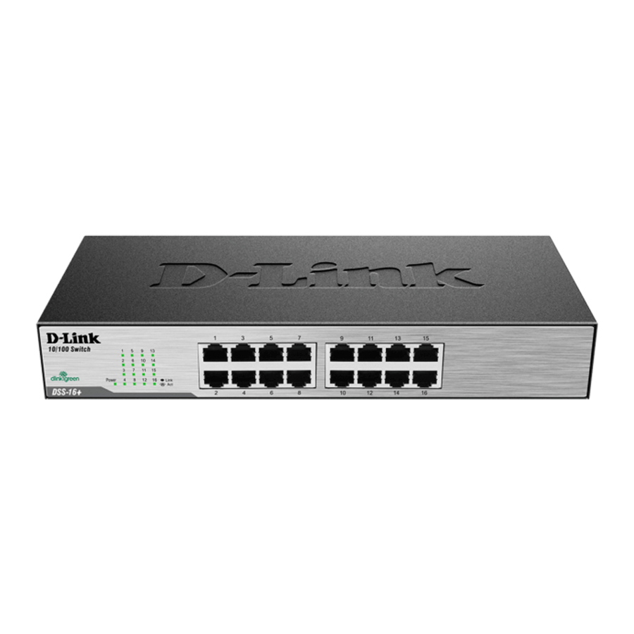 D-Link DSS-16+ Guide D'utilisation