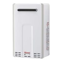 Rinnai Value Serie Manuel D'installation Et D'utilisation