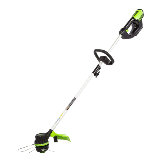 GreenWorks ELITE ST-140-T Manuels