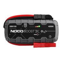 Noco BOOST X GBX155 Guide D'utilisation Et Garantie