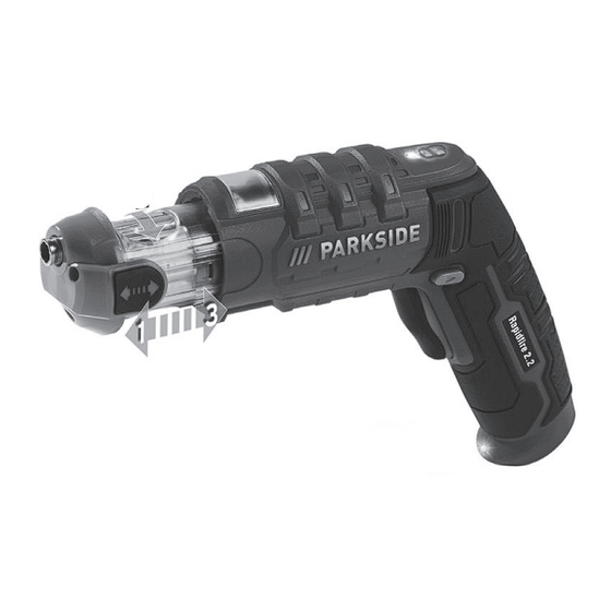 Parkside Rapidfire 2.2 Traduction Des Instructions D'origine