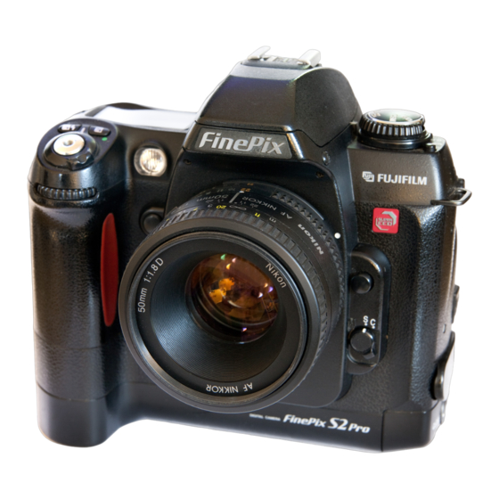 FujiFilm FinePix S2 Pro Mode D'emploi