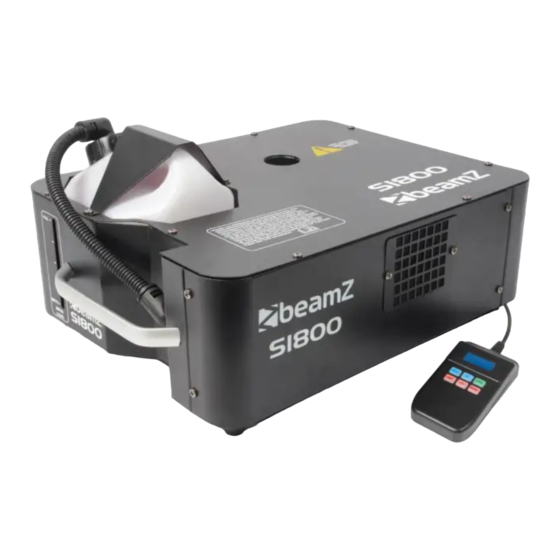 Beamz S1800 DMX Manuel D'instructions