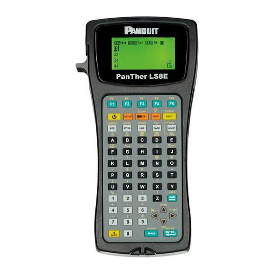 Panduit PANTHER LS8E Manuel De L'utilisateur
