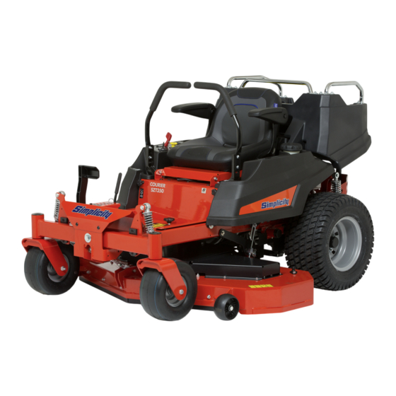 Briggs & Stratton Simplicity SZT350 Manuel D'utilisation