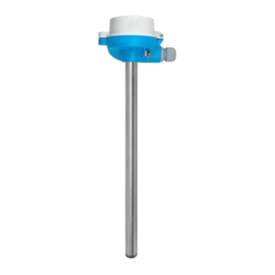 Endress+Hauser iTHERM FlameLine TAF1 Serie Instructions Condensées