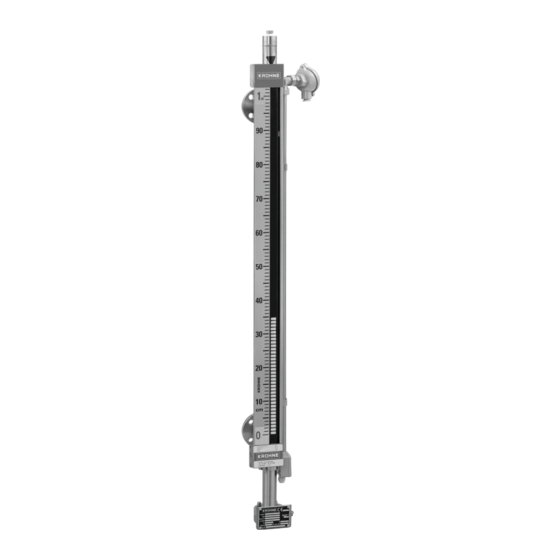 KROHNE BM 26 BASIC Manuel De Référence