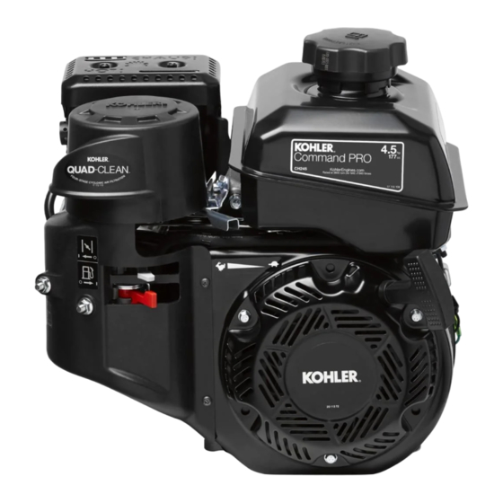 Kohler CommandPRO Manuel D'entretien