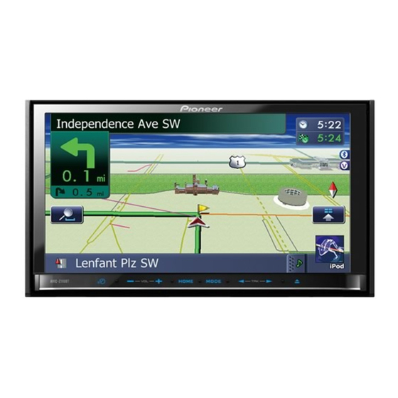 Pioneer AVIC-Z110BT Mode D'emploi