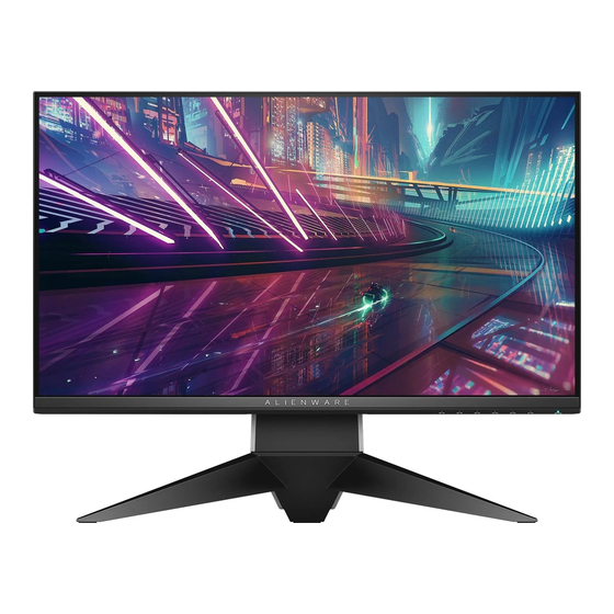 Alienware AW2518H Guide D'utilisation