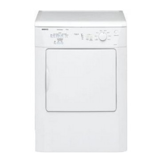 Beko DV 1170 Mode D'emploi