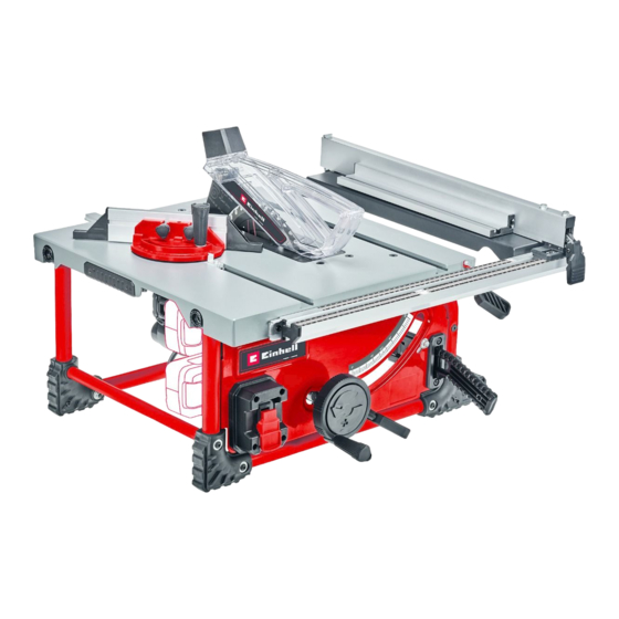 EINHELL TE-TS 36/210 Li-Solo Instructions D'origine