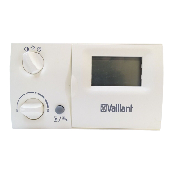 Vaillant VRT 390 Manuels