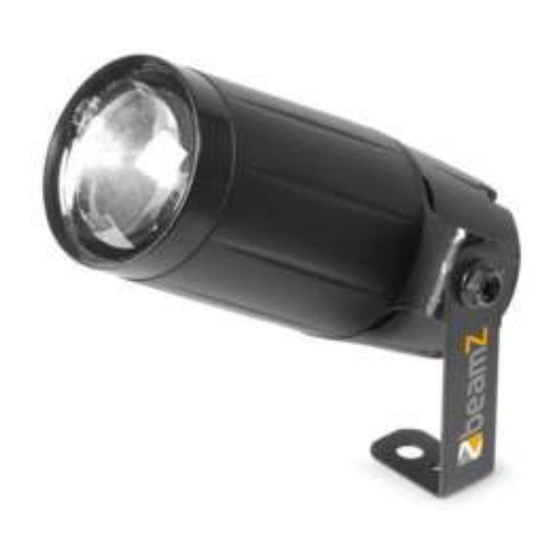 Beamz PS6WB LED Pin spot 6W Basic Manuel D'instructions