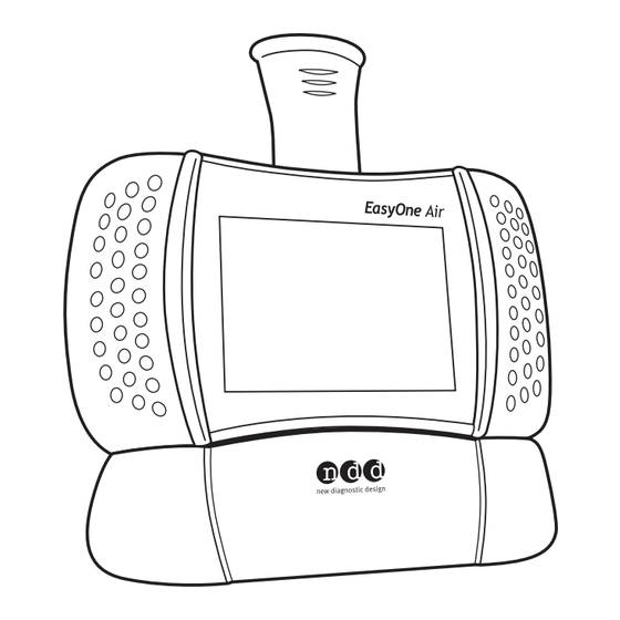 NDD EasyOne Air Manuel D'utilisation