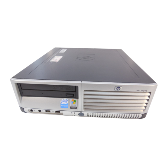 HP Compaq compact dc 5100 Manuels