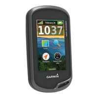 Garmin Oregon 600 Série Manuel D'utilisation