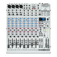 Behringer EURORACK UB2442FX-PRO Notice D'utilisation