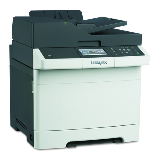 Lexmark CX410 Serie Guide De L'utilisateur