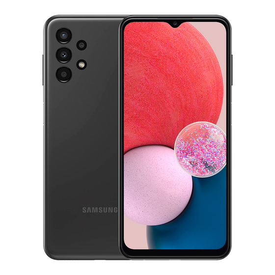 Samsung GALAXY A13 Mode D'emploi