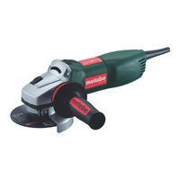 Metabo WQ 125 AV Mode D'emploi