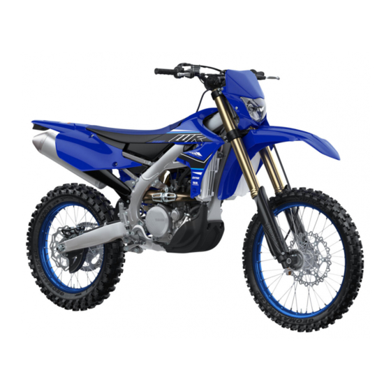 Yamaha WR250F Manuel D'atelier Du Proprietaire