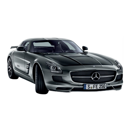 Mercedes-Benz SLS AMG Roadster 2015 Notice D'utilisation