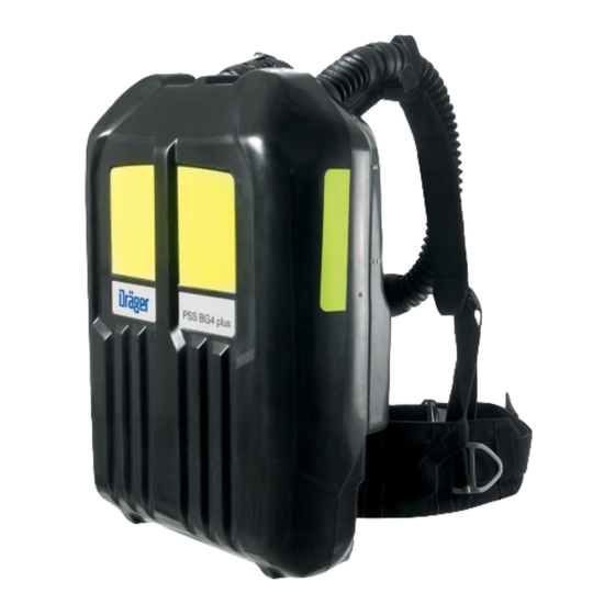 Dräger PSS BG 4 plus Mise En Œuvre