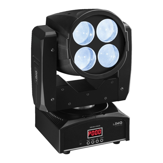 Monacor International IMG STAGELINE XBEAM-410LED Mode D'emploi