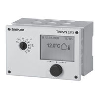 Samson TROVIS 5578-E Notice De Mise En Service