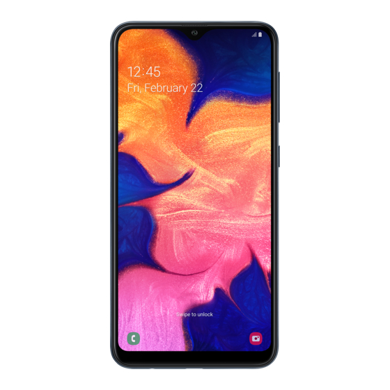 Samsung Galaxy A10 Mode D'emploi