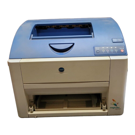 Konica Minolta magicolor 2400W Guide D'installation
