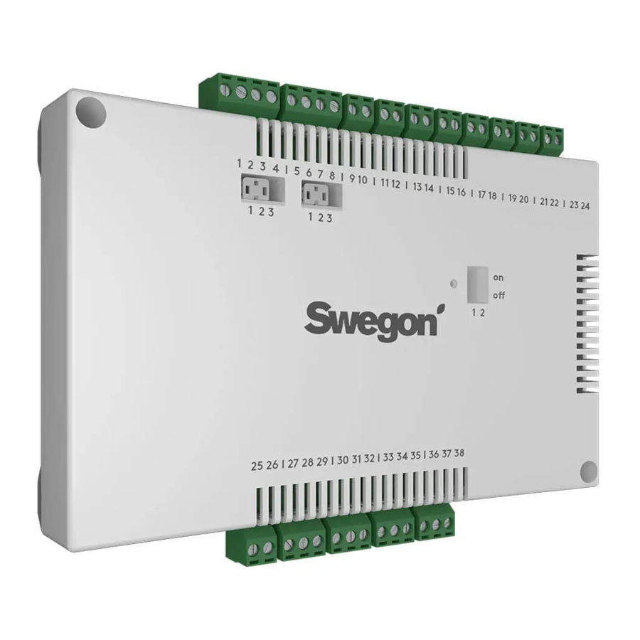 Swegon CONDUCTOR W4 Manuel Technique