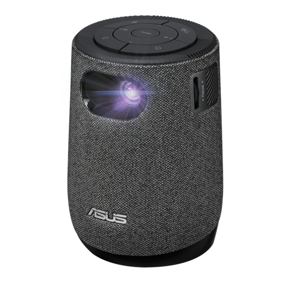 Asus ZenBeam Latte L1 Manuel De L'utilisateur