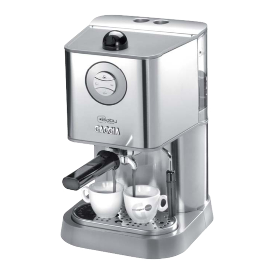 Gaggia BABY CLASS Mode D'emploi