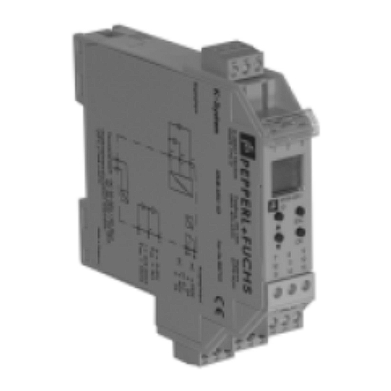 Pepperl+Fuchs KF -USC-1.D Série Manuel D'utilisation