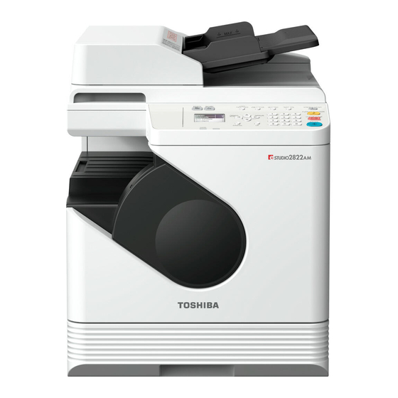 Toshiba e-STUDIO2822AM Mode D'emploi