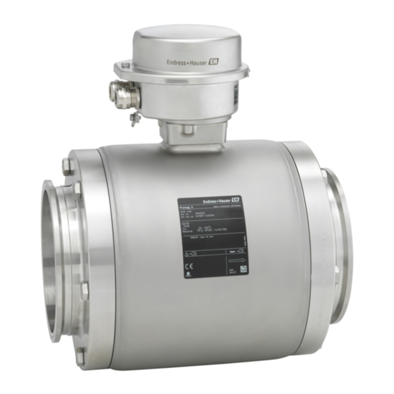 Endress+Hauser Proline Promag H 100 Instructions Condensées
