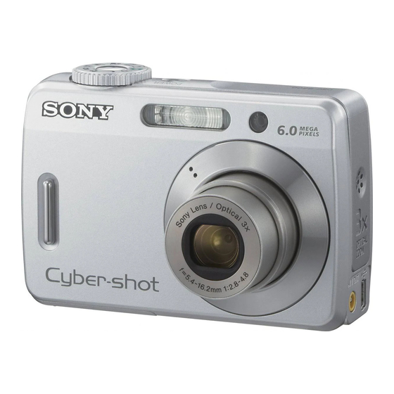 Sony Cyber-shot DSC-S500 Mode D'emploi