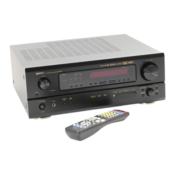 Denon AVR-1803 Mode D'emploi