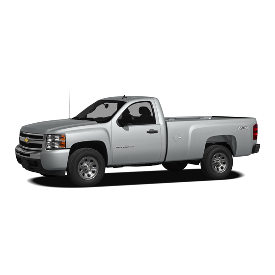 Chevrolet Silverado 2010 Guide Du Propriétaire